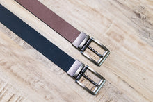 Load image into Gallery viewer, 1.25 Inch Reversible Leather Belt (DIY cut & shorten if desired)
