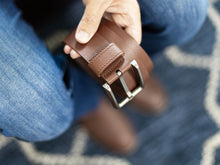 Load image into Gallery viewer, 1.5 Inch Thick Leather Belt