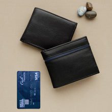 Load image into Gallery viewer, Carry-It-All Bifold Mens Leather Wallet (American Flag optional)