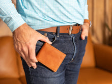 Load image into Gallery viewer, John Candor brown belt brown wallet