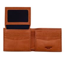 Load image into Gallery viewer, Carry-It-All Bifold Mens Leather Wallet (American Flag optional)