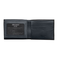 Load image into Gallery viewer, Carry-It-All Bifold Mens Leather Wallet (American Flag optional)