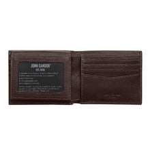 Load image into Gallery viewer, Carry-It-All Bifold Mens Leather Wallet (American Flag optional)
