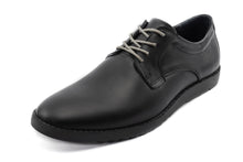 Load image into Gallery viewer, Classic Black Full Grain Leather Derby Dress Sneakers