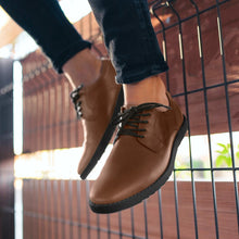 Load image into Gallery viewer, Classic Mustang Brown Full Grain Leather Derby Dress Sneakers