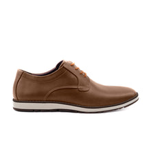 Load image into Gallery viewer, Classic Mustang Brown Full Grain Leather Derby Dress Sneakers