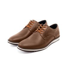 Load image into Gallery viewer, Classic Mustang Brown Full Grain Leather Derby Dress Sneakers