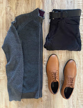 Load image into Gallery viewer, Classic Whiskey Derby Full Grain Leather Dress Sneakers