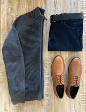 Load image into Gallery viewer, Classic Whiskey Derby Full Grain Leather Dress Sneakers