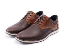 Load image into Gallery viewer, Two Tone Bold in Brown Leather Shoes
