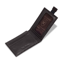 Load image into Gallery viewer, Pull Tab Front Pocket Wallet (Cards, Cash, Coins, AirTag)