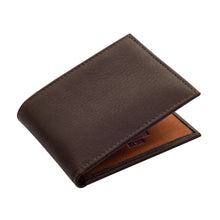Load image into Gallery viewer, Carry-It-All Bifold Mens Leather Wallet (American Flag optional)