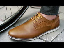 Load and play video in Gallery viewer, Classic Mustang Brown Full Grain Leather Derby Dress Sneakers