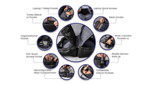 Load image into Gallery viewer, León Duffel/Weekender Carry-On Full Grain Leather Bag