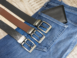 1.25 Inch Reversible Leather Belt