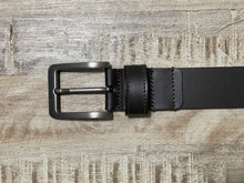 Load image into Gallery viewer, dark brown thick leather belt
