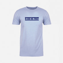 Load image into Gallery viewer, In God We Trust light blue tshirt
