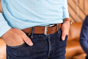 John Candor mustang brown belt