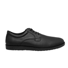 Load image into Gallery viewer, Classic Black Full Grain Leather Derby Dress Sneakers
