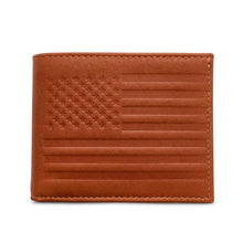 Load image into Gallery viewer, Slim Bifold Wallets for Men (US flag optional)
