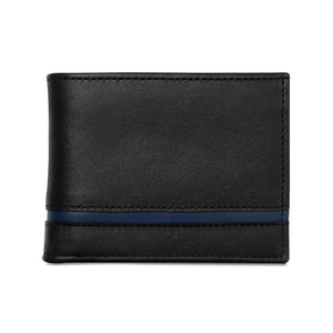 Carry-It-All Bifold Mens Leather Wallet (American Flag option)