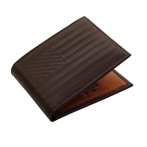 Slim Bifold Wallets for Men (US flag optional)