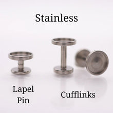 Load image into Gallery viewer, Lapel Pins and Cufflinks
