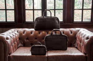 León Collection (3 Full Grain All Leather Bags)